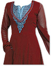 Maroon Georgette Suit- Indian Semi Party Dress