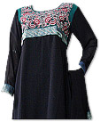Black/Sea Green Chiffon Suit- Pakistani Casual Dress