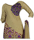 Beige Georgette Suit   - Pakistani Casual Dress