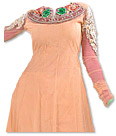 Peach Chiffon Suit   - Indian Dress