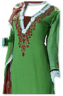 Green Georgette Suit - Pakistani Casual Dress