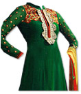Dark Green Georgette Suit - Indian Dress