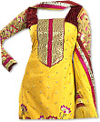 Yellow/Magenta Georgette Suit- Indian Dress