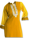 Mustered Georgette Suit - Indian Semi Party Dress