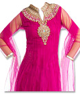 Pink Chiffon  Suit - Indian Semi Party Dress
