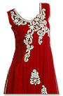 Red Chiffon Suit  - Indian Semi Party Dress