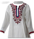 Cream Georgette Suit - Pakistani Casual Clothes