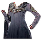 Grey/Black Chiffon Suit- Indian Dress