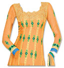 Orange Chiffon Suit- Indian Dress