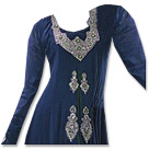 Blue/Green Georgette Suit- Indian Semi Party Dress
