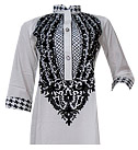 White Cotton Shirt- Pakistani Casual Clothes
