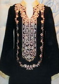 Threads and Motifs Black Chiffon Suit