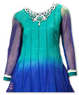 Blue/Aqua Chiffon Suit- Indian Dress