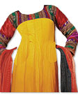 Yellow/Red Chiffon Suit- Indian Dress