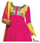 Hot Pink/Yellow Georgette Suit