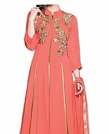 Peach/Pink Chiffon Suit- Indian Dress