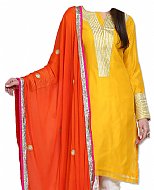 Yellow/Orange Georgette Suit- Indian Dress