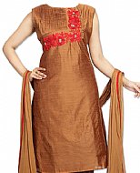 Copper Silk Suit- Indian Dress