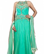 Sea Green Net Suit- Indian Dress