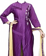 Indigo Silk Suit- Indian Semi Party Dress