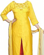 Yellow Silk Suit- Indian Dress
