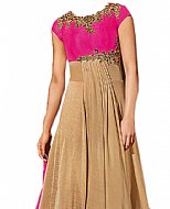 Pink/Beige Georgette Suit- Indian Dress