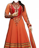 Rust Chiffon Suit- Indian Dress