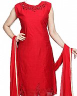 Red Silk Suit- Indian Dress