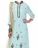 Light Blue Chiffon Suit- Indian Dress