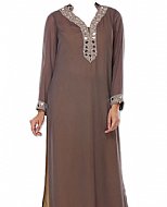 Brown Chiffon Suit- Indian Dress