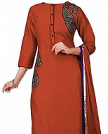 Brown Georgette Suit- Indian Semi Party Dress