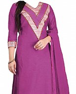 Purple Georgette Suit- Pakistani Casual Dress