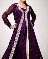 Indigo Chiffon Suit- Pakistani Party Wear Dress