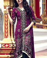 Indigo Chiffon Suit- Pakistani Formal Designer Dress
