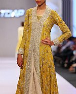 Mustard Chiffon Suit- Pakistani Wedding Dress