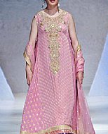 Pink Jamawar Chiffon Suit- Pakistani Formal Designer Dress