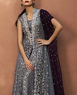 Grey Chiffon Suit- Pakistani Formal Designer Dress