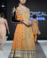 Orange Chiffon Suit- Pakistani Party Wear Dress