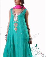 Sea Green Chiffon Suit- Pakistani Formal Designer Dress