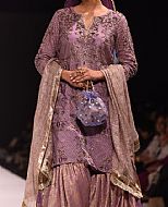 Purple Chiffon Suit- Pakistani Formal Designer Dress