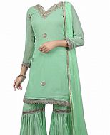 Mint Green Georgette Suit- Indian Dress