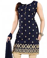 Navy Blue Georgette Suit- Indian Dress