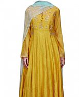 Mustard Silk Suit- Indian Dress