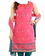 Pink/Teal Georgette Suit- Indian Dress