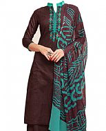 Chocolate Georgette Suit- Indian Semi Party Dress