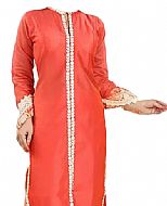 Coral Chiffon Suit- Indian Dress
