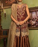 Maroon Chiffon Suit- Pakistani Party Wear Dress