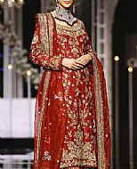 Red Chiffon Suit- Pakistani Bridal Dress