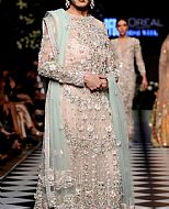 Light Peach Chiffon Suit- Pakistani Formal Designer Dress