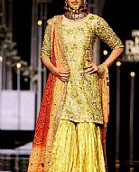 Yellow Chiffon Suit- Pakistani Formal Designer Dress